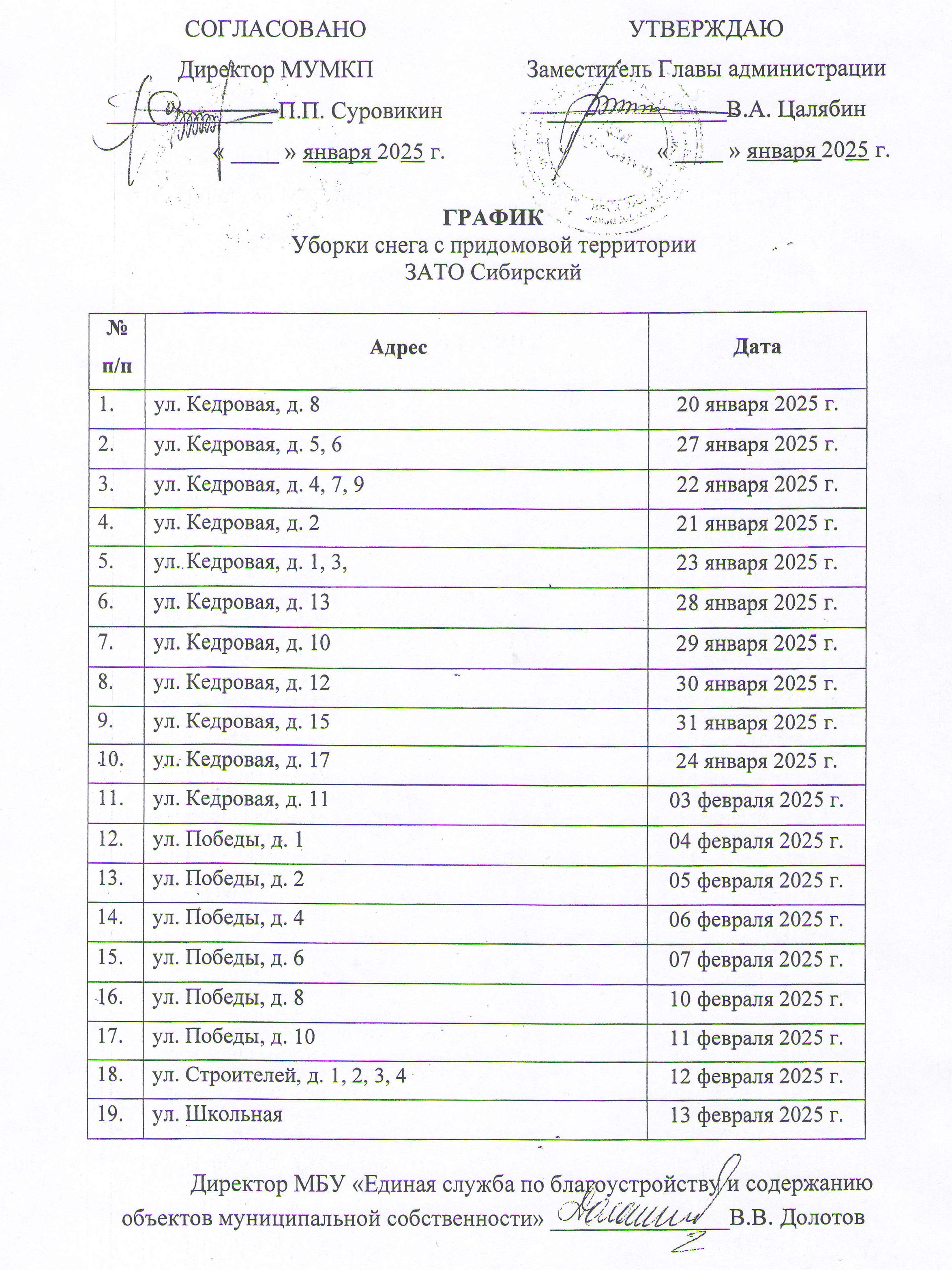 УВАЖАЕМЫЕ ЖИТЕЛИ ЗАТО СИБИРСКИЙ!.